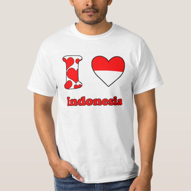 I love Indonesia T-Shirt (Front)