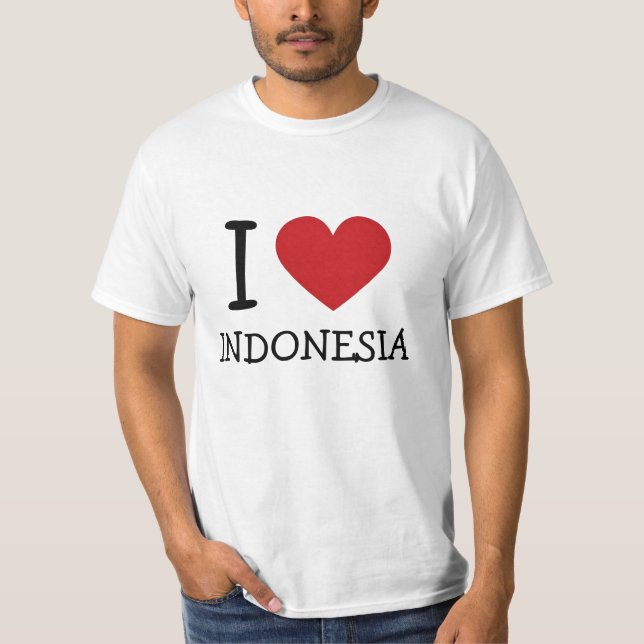 I love Indonesia T-Shirt (Front)