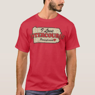 I Love Intercourse Pennsylvania 1814 T-Shirt