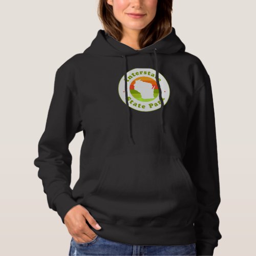 I Love Interstate State Park Wisconsin Wi Hiking Hoodie