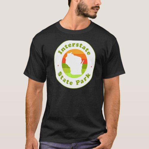 I Love Interstate State Park Wisconsin Wi Hiking T_Shirt
