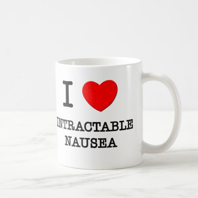 I Love Intractable Nausea Coffee Mug (Right)