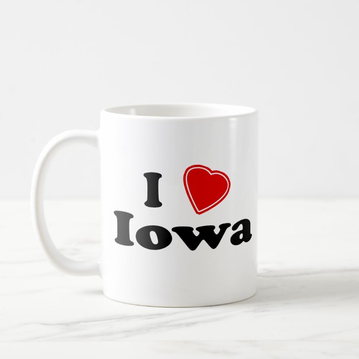 I Love Iowa Coffee Mug