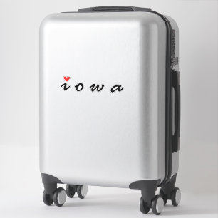 I love Iowa Sticker
