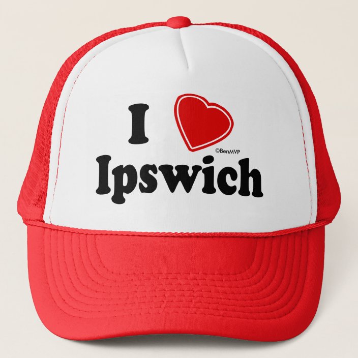 I Love Ipswich Mesh Hat