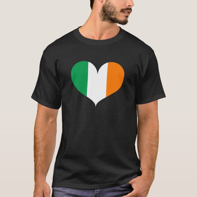 I Love Ireland Flag T-Shirt (Front)