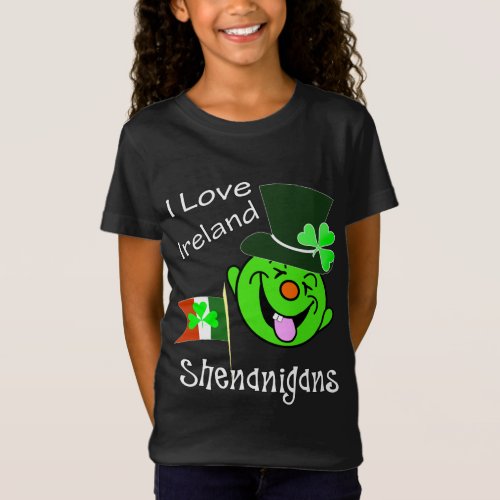 I Love Ireland Funny Shenanigans St Patricks T_Shirt