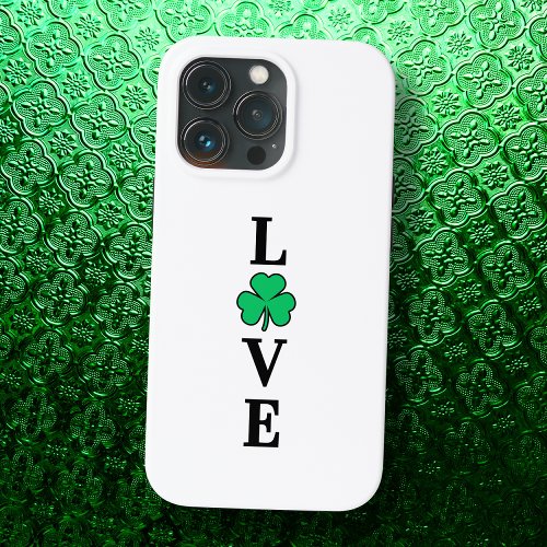 I Love Ireland I Love Irish Shamrock Clover Modern iPhone 13 Pro Case