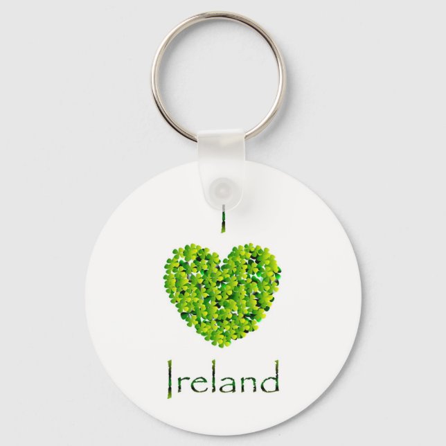 I Love Ireland Keychain (Front)