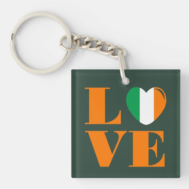 I love Ireland Keychain (Front)
