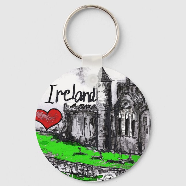 I love Ireland Keychain (Front)
