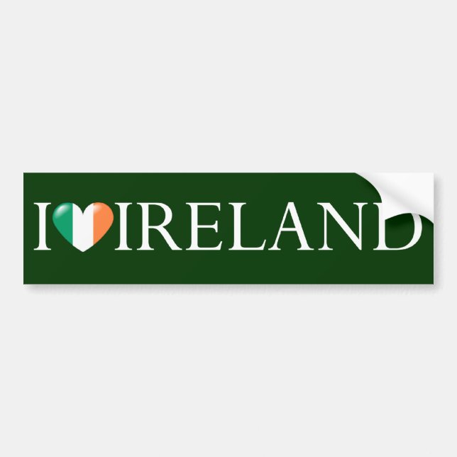 "I love Ireland" sticker (Front)