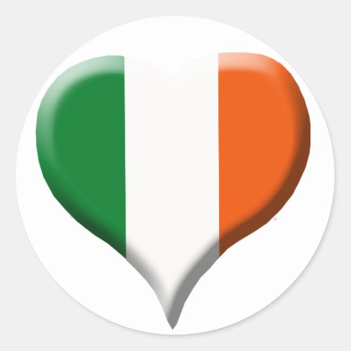 I Love Ireland Stickers