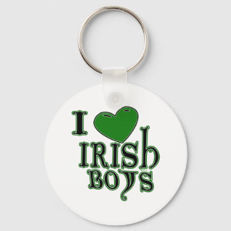 I Love Irish Boys Keychain