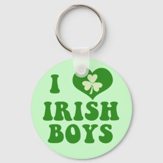 I Love Irish Boys Keychain