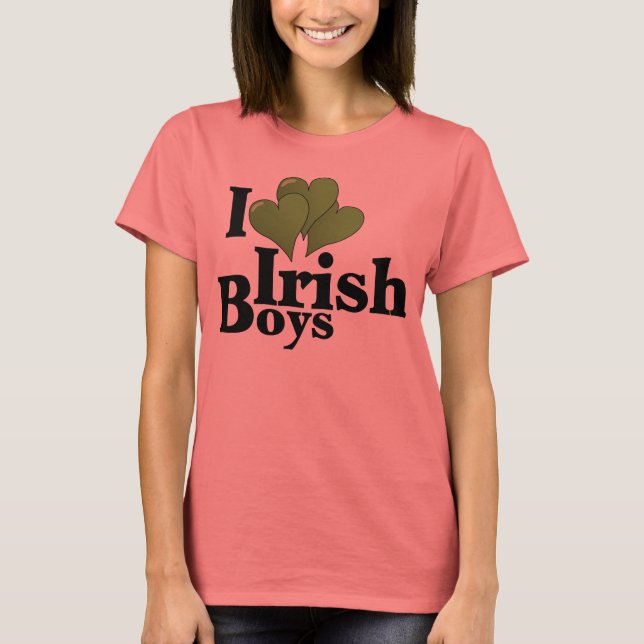I Love Irish Boys T-Shirt (Front)