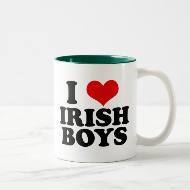i Love Irish Boys Two-Tone Coffee Mug (Right)