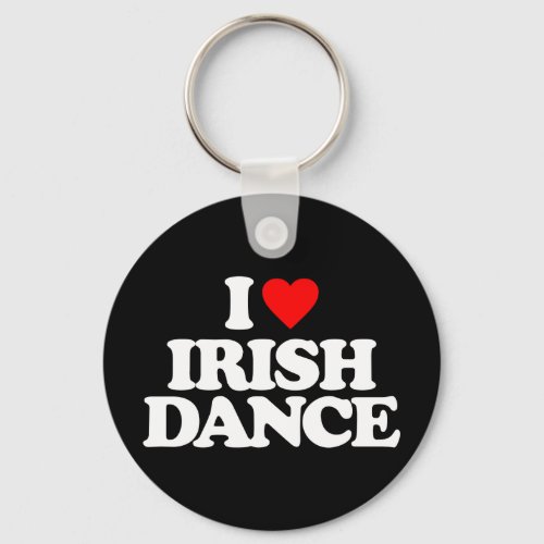 I LOVE IRISH DANCE KEYCHAIN