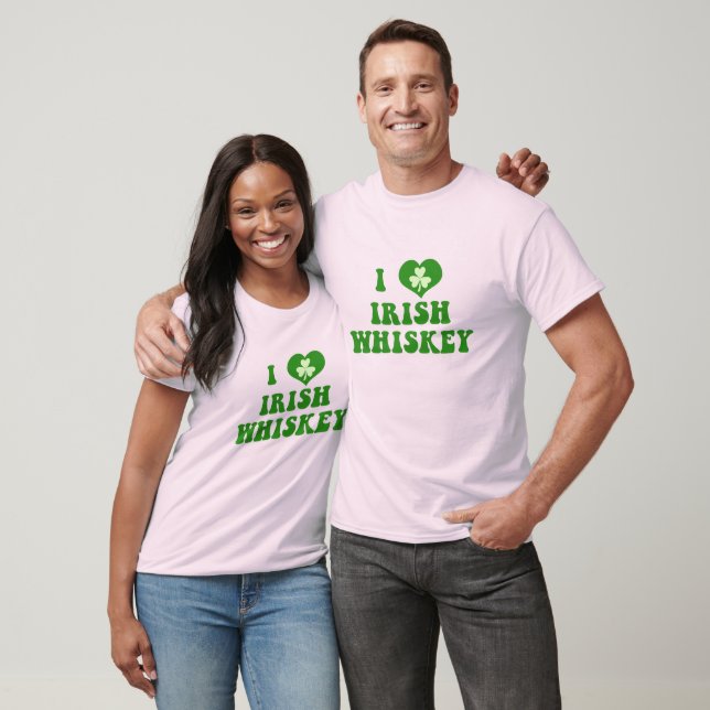 I Love Irish Whiskey T-Shirt (Unisex)