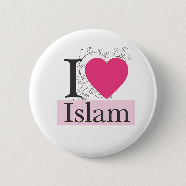 i love islam button (Front)