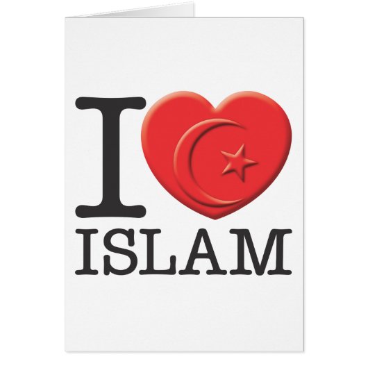 I Love Islam Cards (Front)