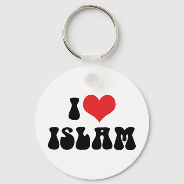 I Love Islam Keychain (Front)