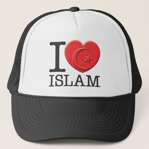 I Love Islam Trucker Hat