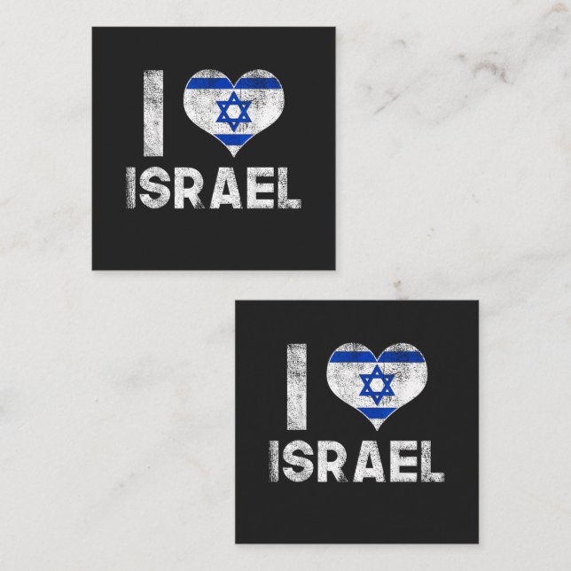 I Love Israel Note Card (Front/Back)