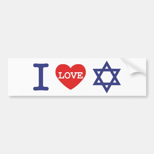 I love Israel | Sticker (Front)