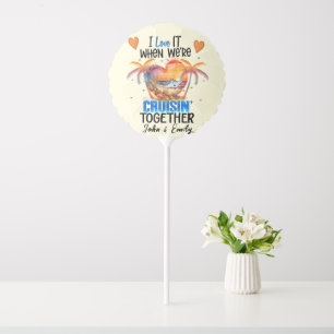 I love it when We're Cruisin' Together Cruise Vaca Balloon