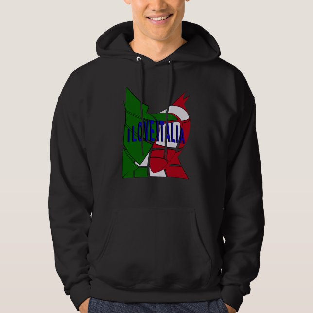 I Love Italia  Hoodie (Front)