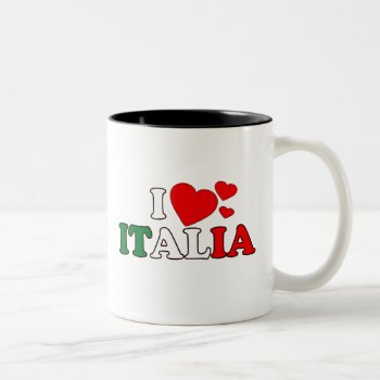 I Love Italia Mug by brev87 at Zazzle