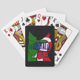 I Love Italia Poker Cards