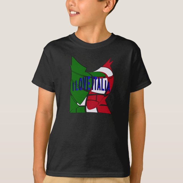 I Love Italia T-Shirt (Front)
