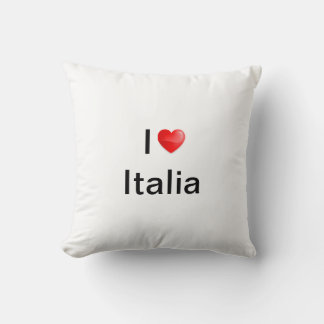 I love Italia Throw Pillow