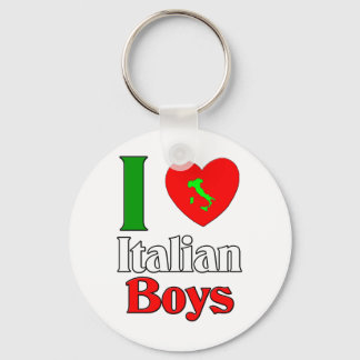 I  Love Italian Boys Keychain