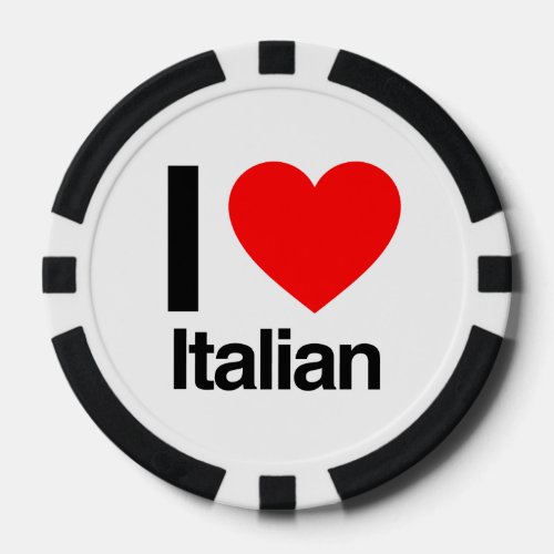 I love italian poker chips