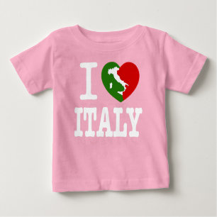 I Love Italy Baby T-Shirt
