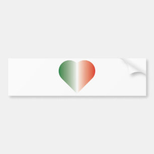 I Love Italy Bumper Sticker