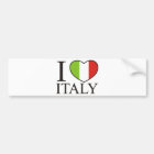 I Love Italy! Heart Flag Bumper Sticker | Zazzle.com