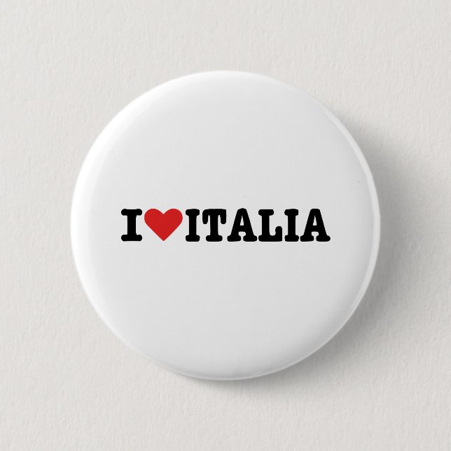 I love Italy Button (Front)