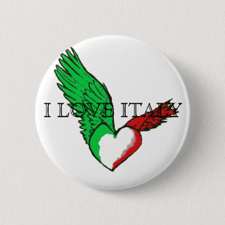 I LOVE ITALY Button