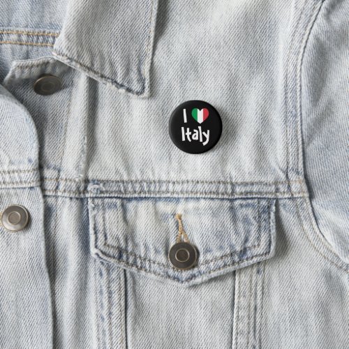 I Love Italy Pinback Button