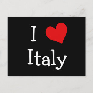 I Love Italy Postcard