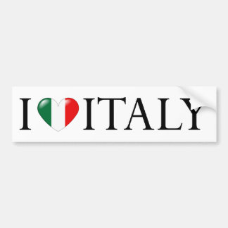 "I love Italy" sticker