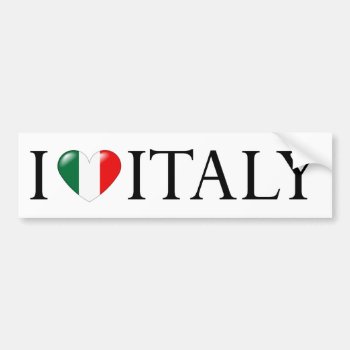 "i Love Italy" Sticker by madelaide at Zazzle