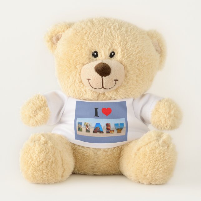 I Love Italy Teddy Bear (Front)