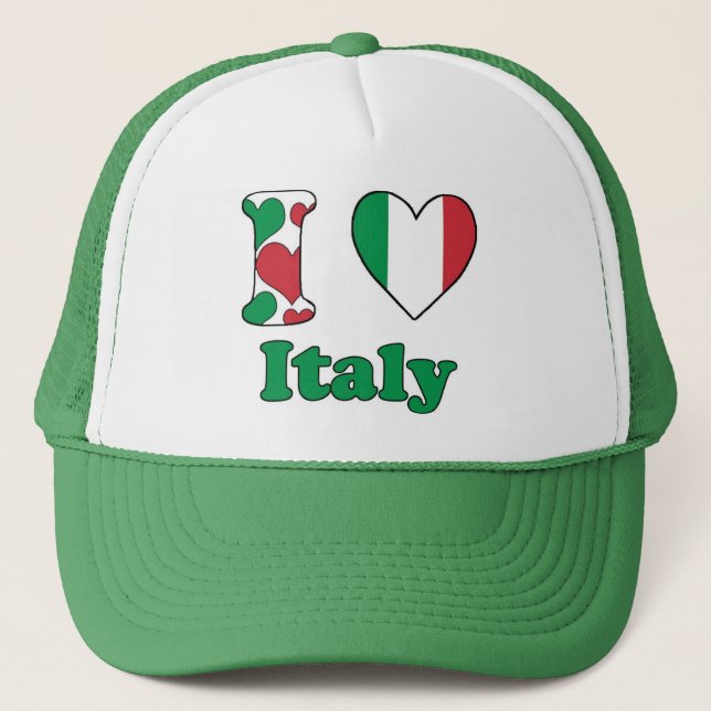 I love Italy Trucker Hat (Front)