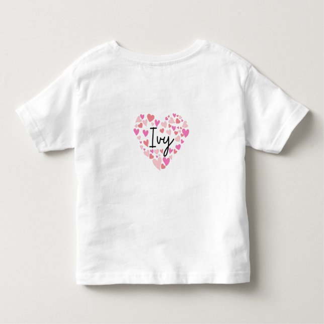 I love Ivy Toddler T-shirt (Back)