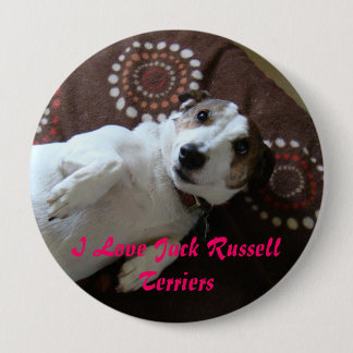 I Love Jack Russell Terriers Button